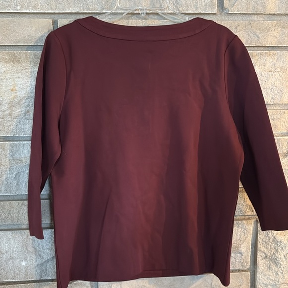Talbots Maroon Top - Picture 4 of 8
